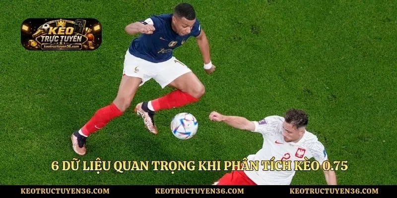 6 dữ liệu quan trọng khi phân tích kèo 0.75